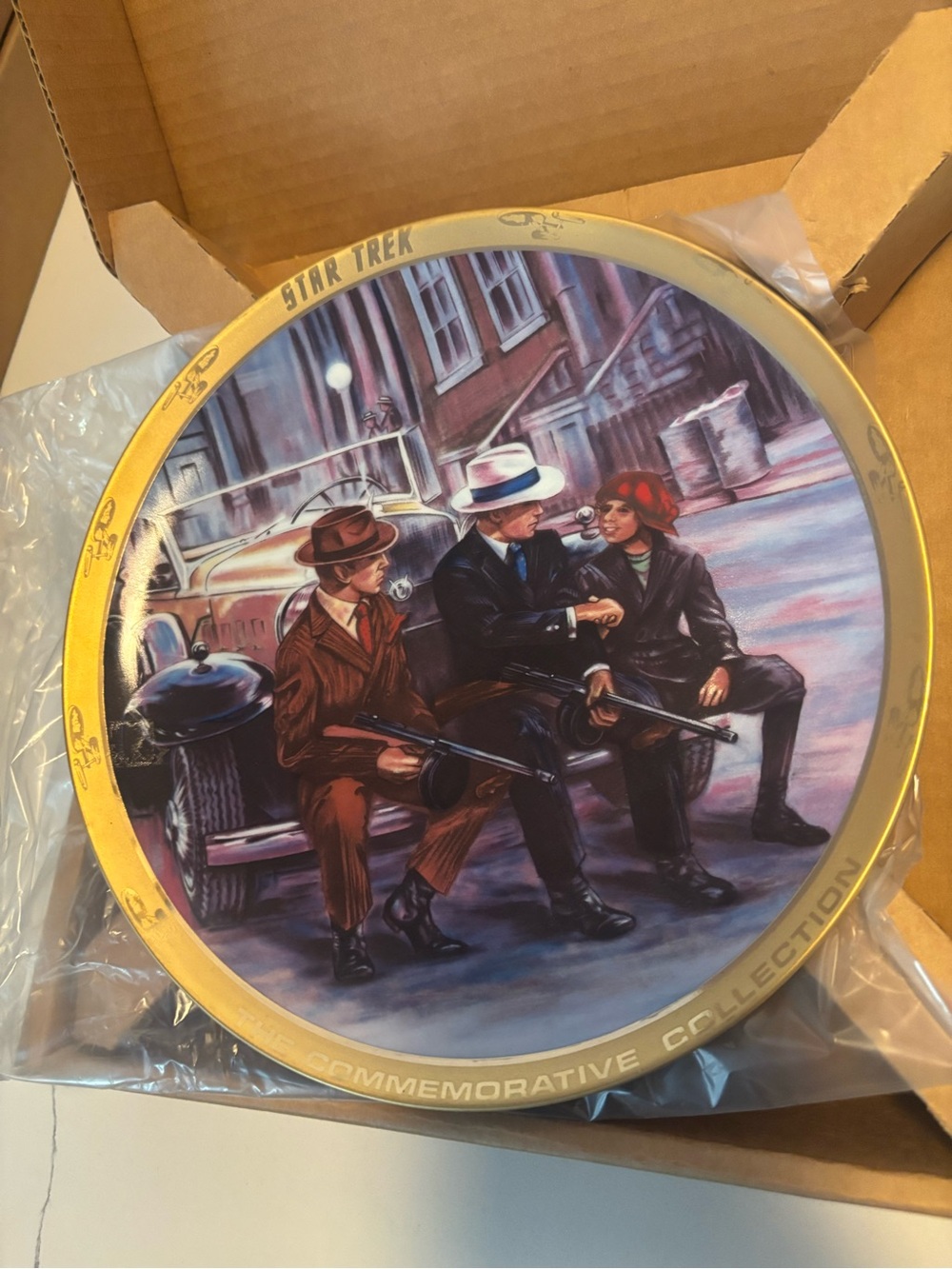 Ernst Star Trek A Piece Of The Action In The Series Collectors Plate 1986 W/COA